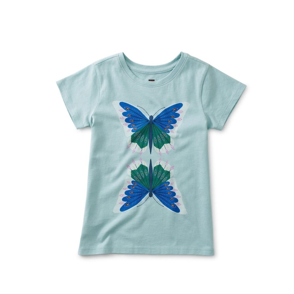 Tea Collection Carnaval Butterfly Graphic Tee Sz 16 NWT